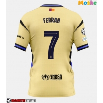 Moške Nogometnih dresov Barcelona Ferran Torres #7 Gostujoči 2025-26 Kratki rokavi